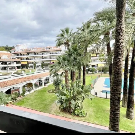 Studio in front of the pool