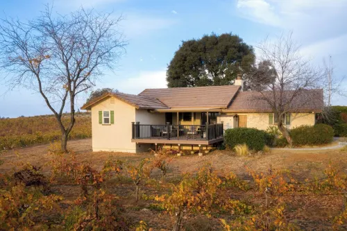 Beautiful 2 bedroom 2 bath Vineyard house located in a vineyard on 40 acres