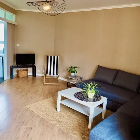 38m2 studio with balcony next to Rochebonne beach in St Malo, Brittany