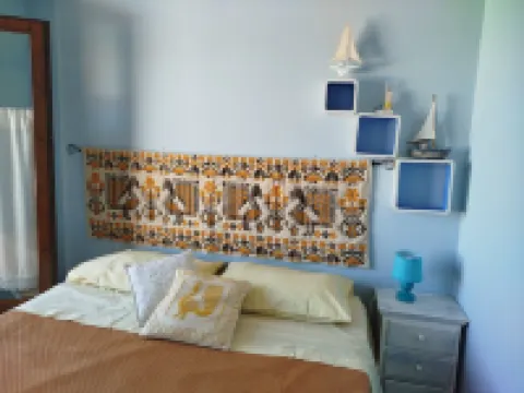 An Oasis of Relaxation, in a Dreamy Sea. Beautiful View of the Sea Mountain and Village