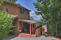 Game Room & Fire Pit: Picturesque Cabin in Murphy - Country Houses