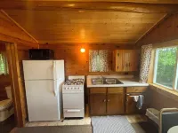Cabin 3 'Kingfisher' 1 Br, 2 pp, Overlooks Lake, Access to Boats!