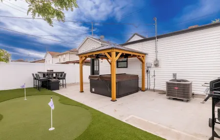 Putt Putt House by Louisville Walking Bridge