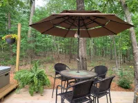 Cozy LOG CABIN in the woods w/hot tub & deck. Near Lake Ouachita & Hot Springs - Chalets