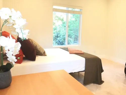 The PEACOCK suite next to a country club