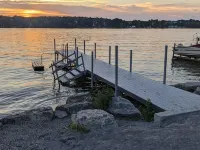Park model unit #1 for rent by Silver Lake NY Hotels in Perry