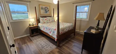 Relax and unwind in this colorful home close to hospitals and colleges!