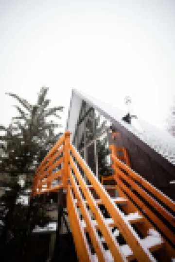 Cozy Mid Century A- Frame Cabin Romantic + Hot tub