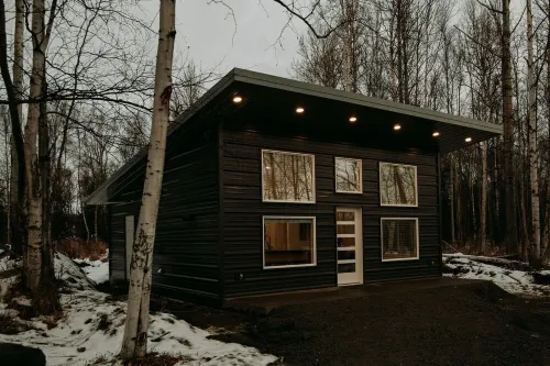 Private, modern escape right in town. Glacier Chalet Guest House.