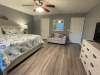 Elegant single level with 4 BR 3 BA, private oasis featuring a heated salt pool