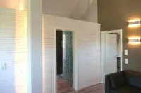 Modern detached vacation home for two on the edge of the village in the Bavarian Rhön.