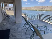 Riverfront Oasis Guest House, one bedroom with dock