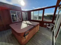 A frame vacation house newport beach access hot tub