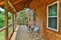 Newly built cabin on horse farm.
