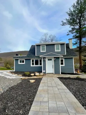 Lake Front Cottage with Fire Pit Terrace