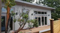 Spectacular West side views of Strait, Olympics, Victoria, south to Mt Rainier. Hotels near Pelindaba Lavender Farm