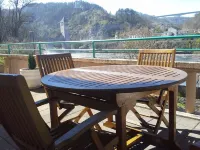 Apt. T1 Bis in town on the 1st floor of a residence with terrace carractère Hotel a Cahors