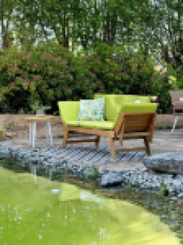 Unwind at the swimming pond