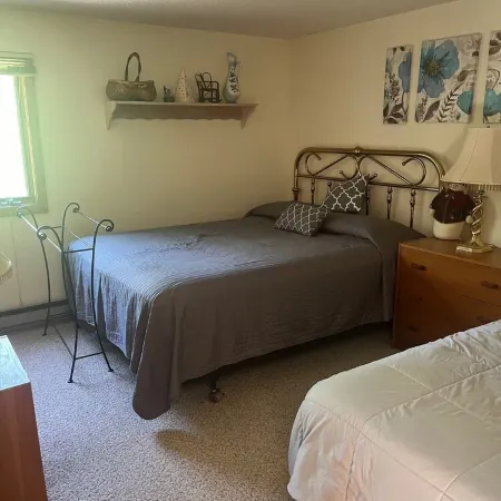 Roomy ski condo next to Mt. Snow, on the mover bus, with hot tub and sauna!
