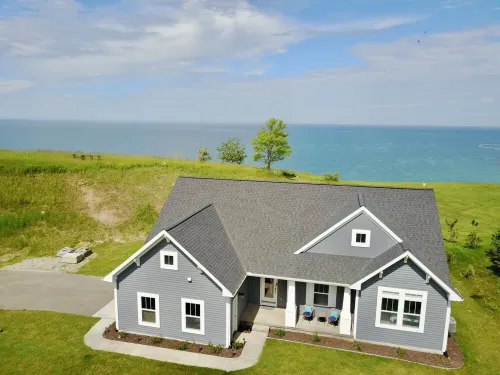 Stunning Brand New Lakefront Home on Lake Michigan w/ Hot Tub & 5 Bedrooms Hotels in Summit Township
