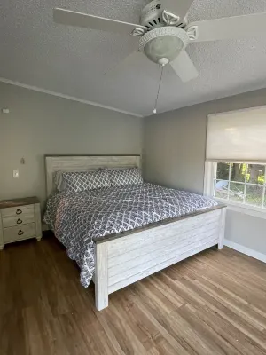 Minutes to the Beach with a hot tub and decks for relaxing.