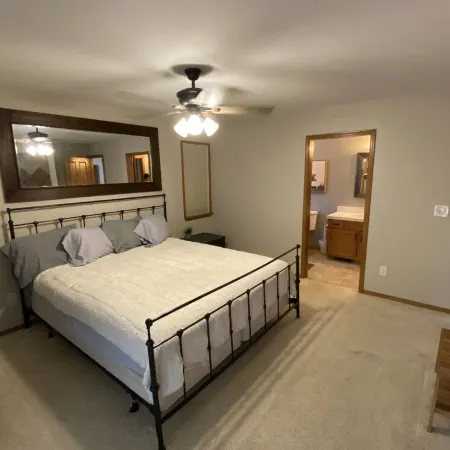 Central AC: Large 4 Bedroom Private Home, Private Lot.  Fenced Yard with Deck