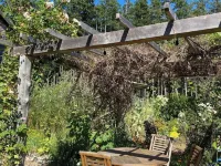Bright art-filled home, fruit trees, valley view Hotels in Lopez
