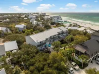 30A Gulf Side-60 Steps To Private Beach-7 Palms-Gated Community-Camp Creek Lake