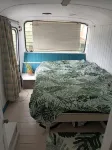 Converted French Bus with Stunning Views Hotels near Walnut Farm Glamping - Luxury 6m Geodomes in Devon