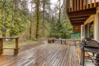 Riverfront Access and Cozy Living - Enchanting A-Frame Retreat