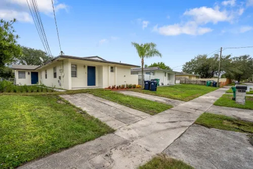 Sleek Kitchen and Cozy Living Area - Inviting Modern Haven Hotels in South Miami Heights