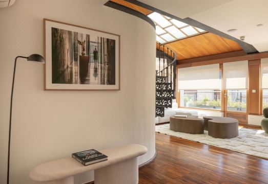 산세바스티안 해변 풍경을 담은 이미지