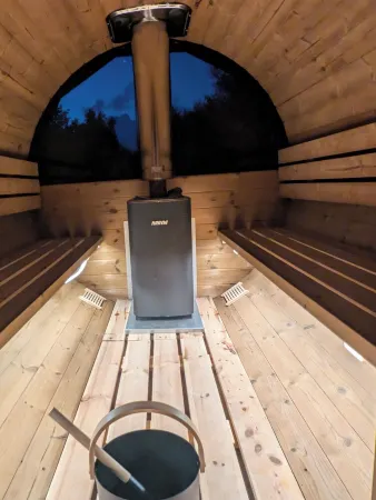 Apartment 62m², large garden, sauna, modern, comfortable, climate neutral