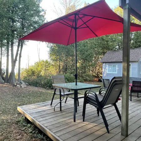 Lake-view Cottage on the bluffs above Lake Huron.  Private Stairs down to beach.