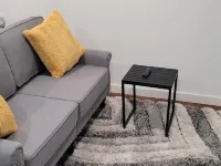 Luxury two bedroom in a modern basement.