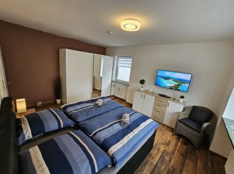 Bright and modern apartment on the ground floor in the center