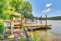 Waterfront Glen Lake Cabin w/ Boat Dock & Deck - Beach
