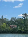 Red Cabin Retreat on Island Lake - Perfect for Fishing & Wildlife Lovers