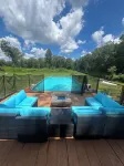 Charming 3-BR Cabin/House, Pool, creek, 35Acres with Fiber Internet in Pikeville