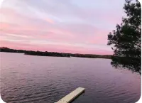 Two bedroom guest suite on the lake