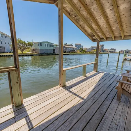 Spacious, newly remodeled, canal front home located in Avon, NC.