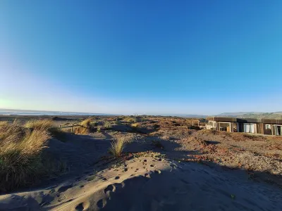 Cozy cabin for 6 people on the beachfront of La Trinchera Beach Hotels in 