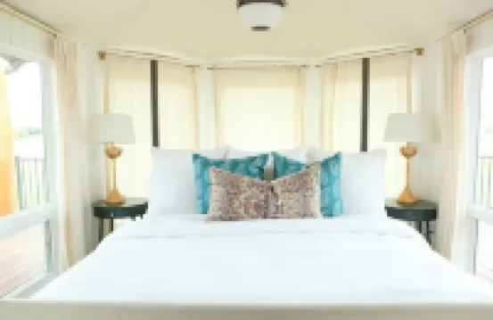 Big Dipper Safari Tent at Wahwahtaysee Resort on the San Marcos River