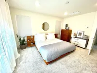 Family-sized house with huge kitchen and patio