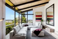 Hillside Luxury MidCentury Rejuvenation SpaRetreat. Views, Pool, Amenities.