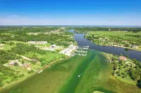 Riverfront Cheboygan Home w/ Dock ~ 4 Mi to Town! - 3-Star