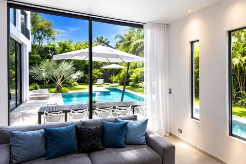 Villa Pearl private pool 5 min walk to the beach 8 min walk to 5th Avenue