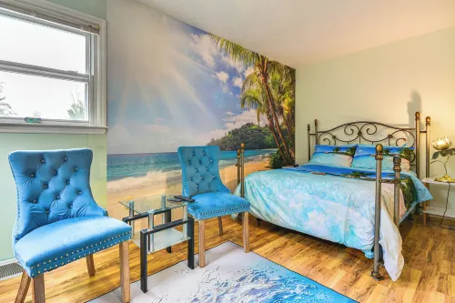 Hot Tub, Home Gym, Decks! Retreat 9 Mi to Mt Airy - 3-Star