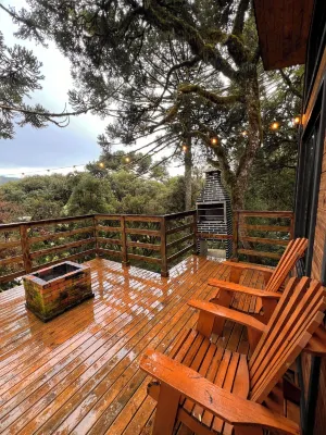 高維度山區小屋之花