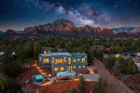 Sedona Epic Dream - 5BR Wow Views! Pool/Spa/Rooftop